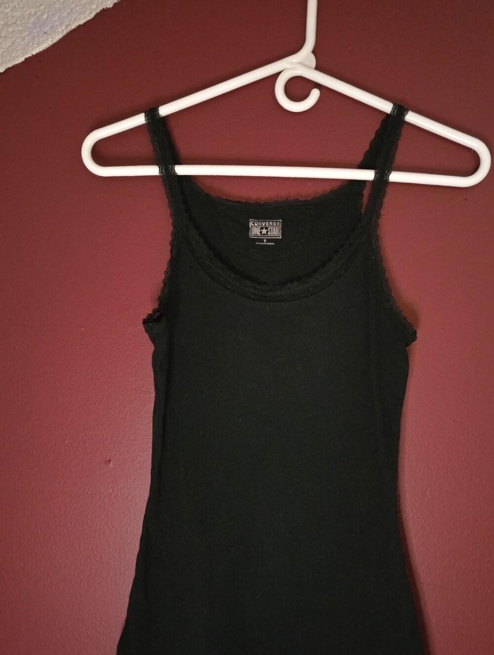 Black Converse tank top